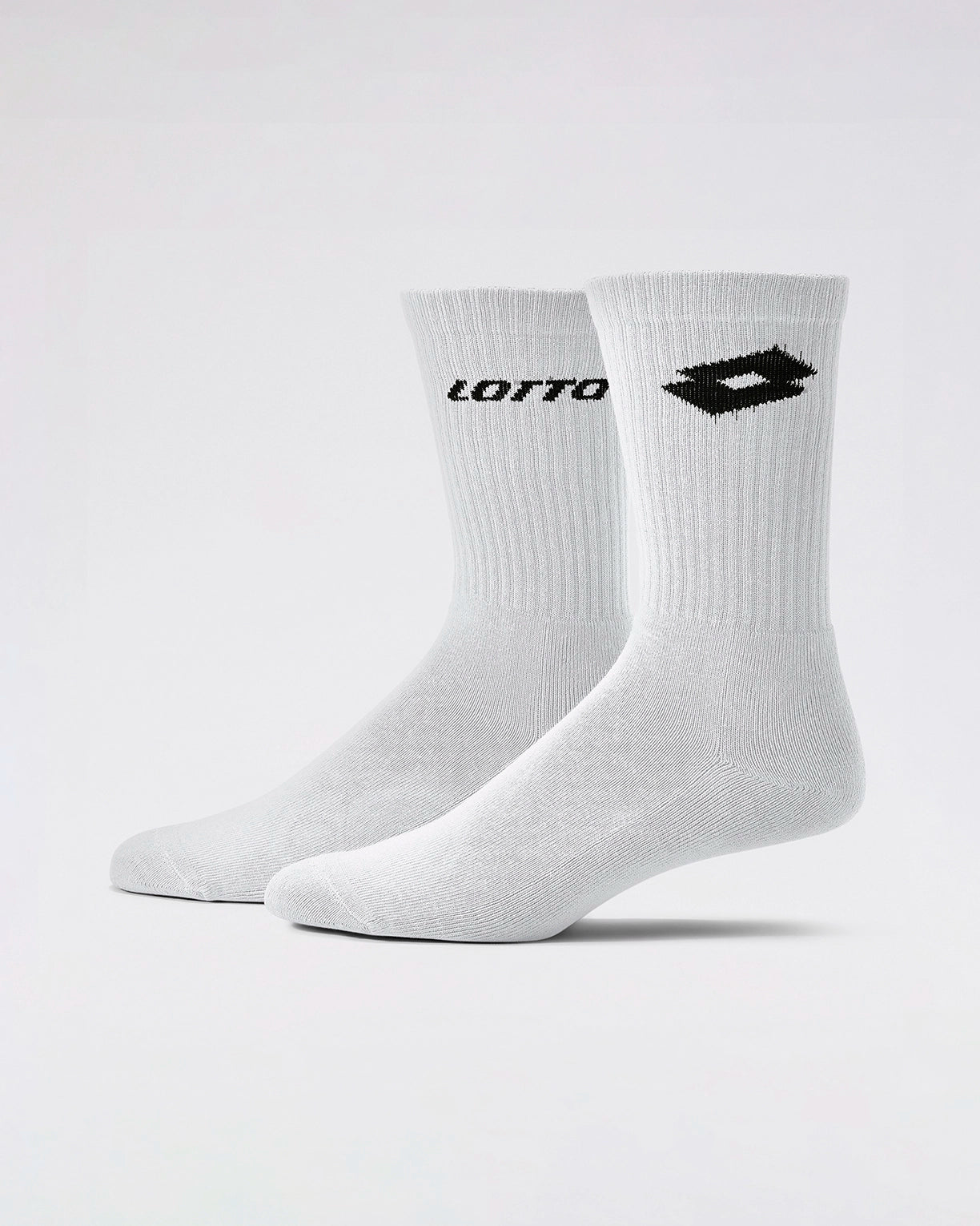 Unisex Lotto Courtline Socks 1.0 Pack of 3 - Black Beauty, Castle Rock & Bright White Socks3