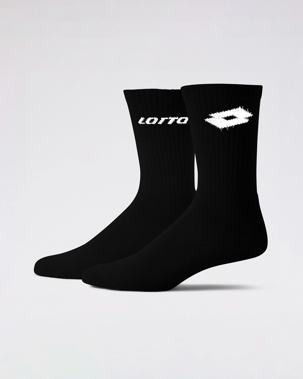 Unisex Lotto Courtline Socks 1.0 Pack of 3 - Black Beauty, Castle Rock & Bright White Socks4