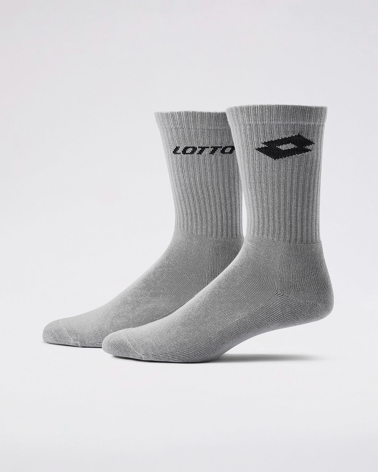 Unisex Lotto Courtline Socks 1.0 Pack of 3 - Black Beauty, Castle Rock & Bright White Socks5