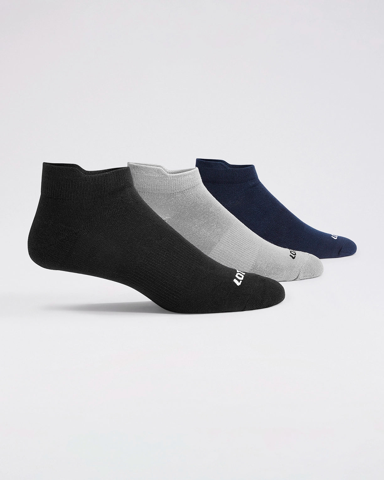 Unisex Lotto Lotto Essentials Socks 2.0 Pack of 3 - Castle Rock, Navy & Black Beauty Socks1