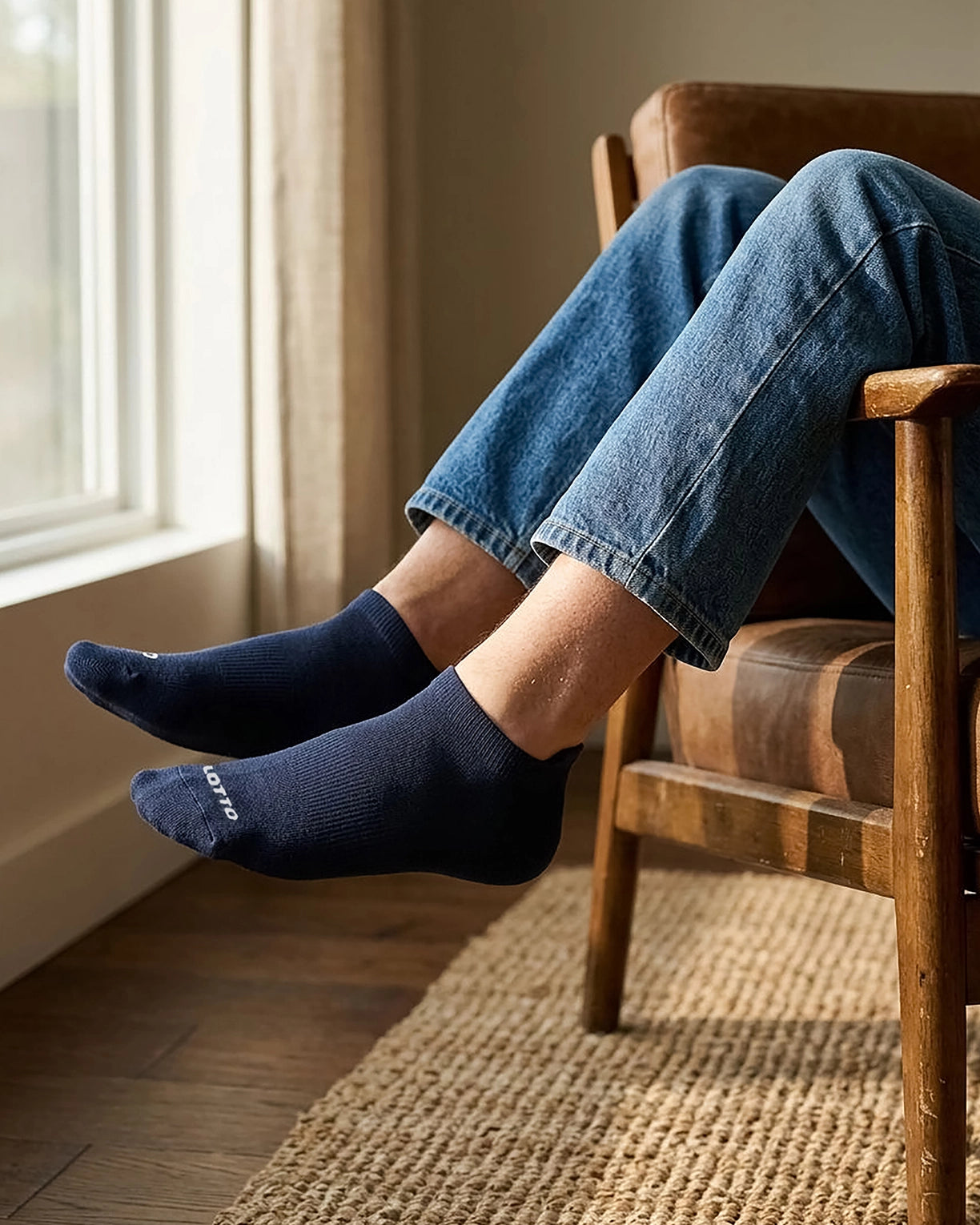 Unisex Lotto Lotto Essentials Socks 2.0 Pack of 3 - Castle Rock, Navy & Black Beauty Socks6