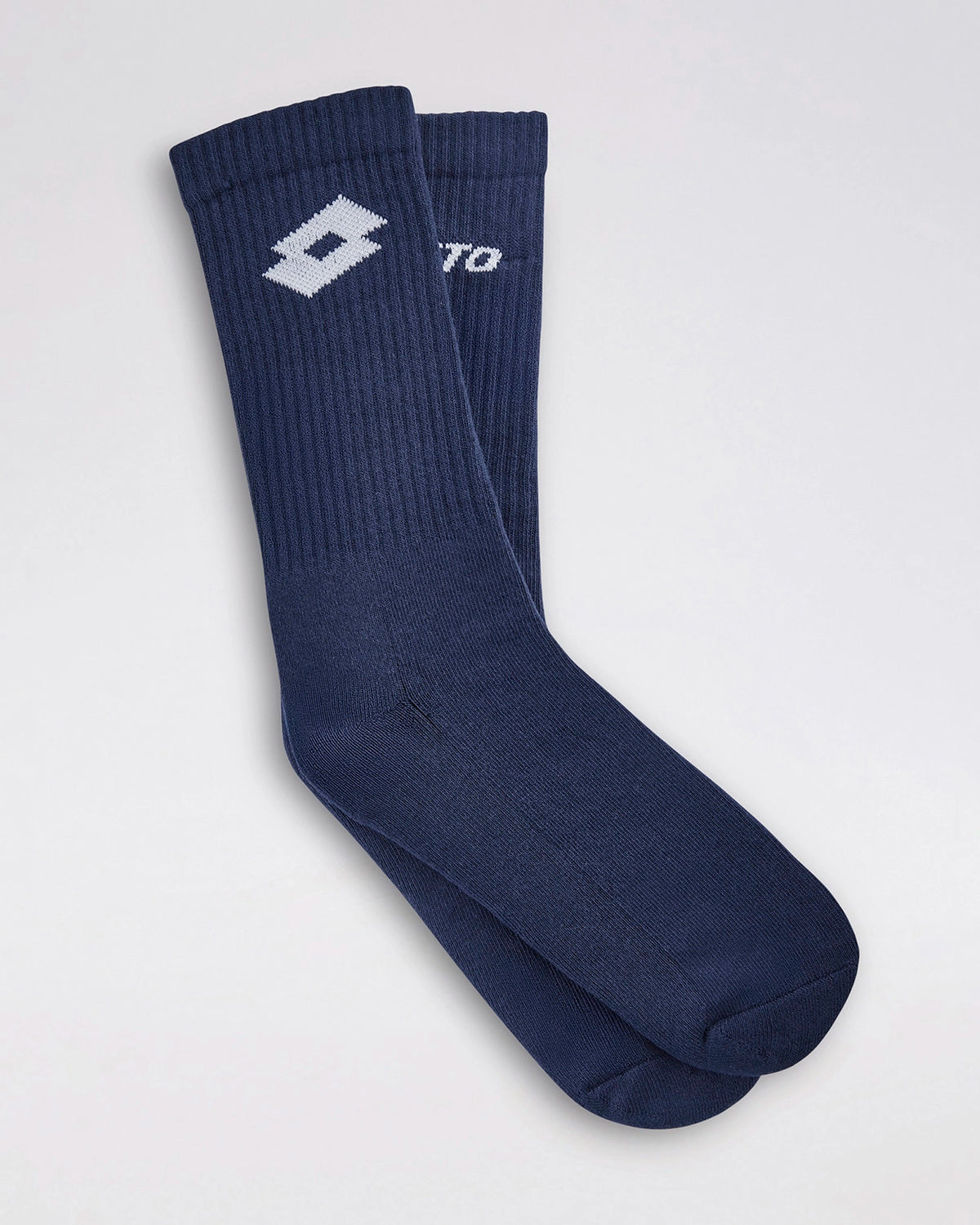 Unisex Lotto Courtline Socks 1.0 Assorted Mid-Crew - 3 Pairs - Black, Navy & Blue Socks3