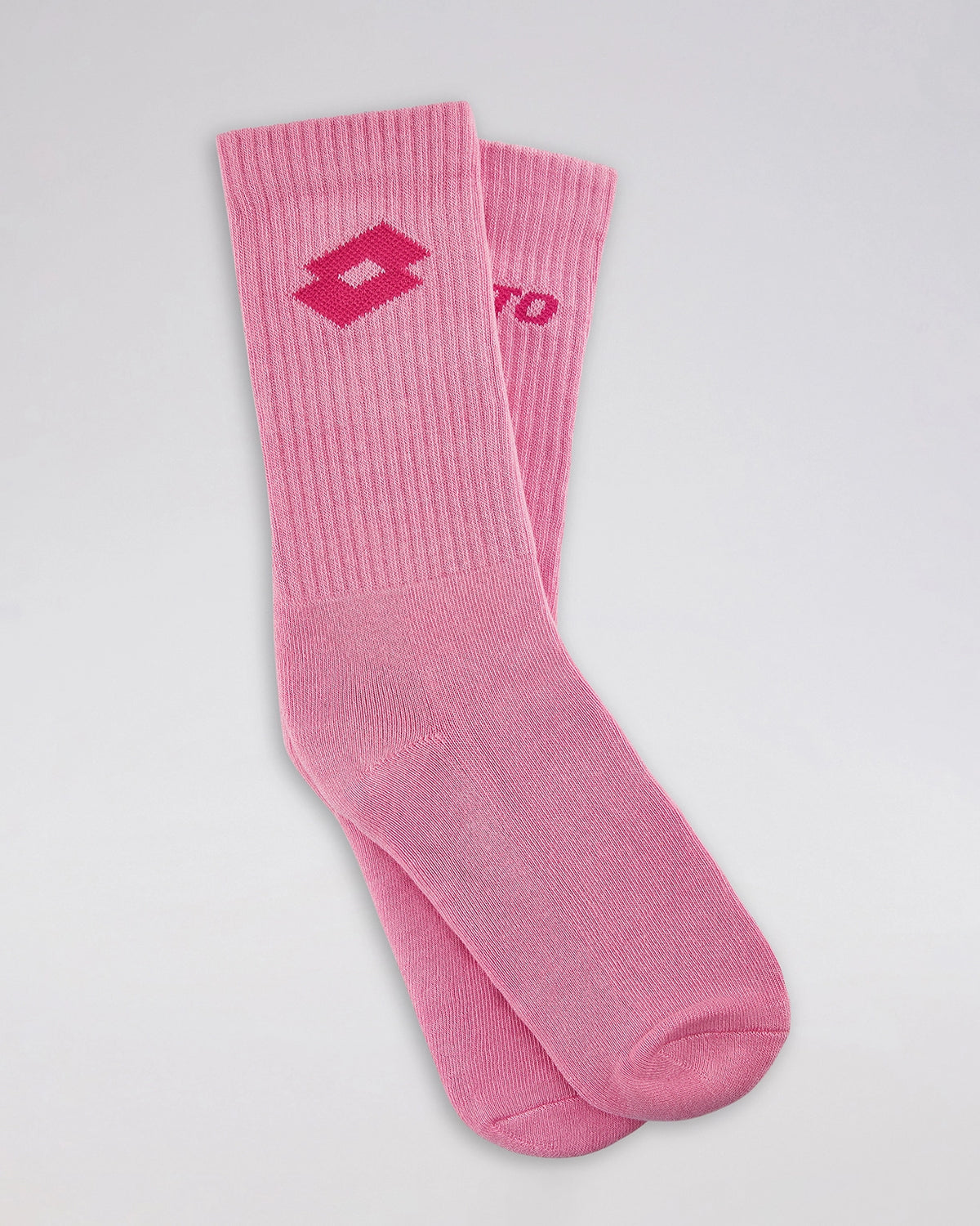 Unisex Lotto Courtline Socks 1.0 Assorted Mid-Crew - 3 Pairs - Black, White & Pink Socks3